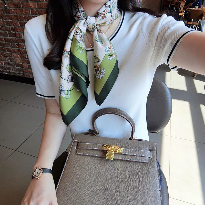 Long Silk Scarf Multi-Purpose Versatile Decorative Ribbon
