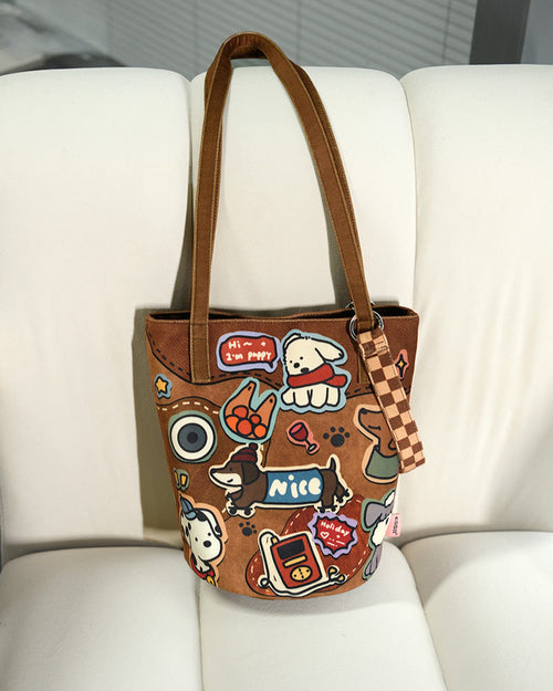 Mugrs Original Illustration Printed Tote Bag