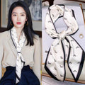 MUGRS silk women's scarf in Cream