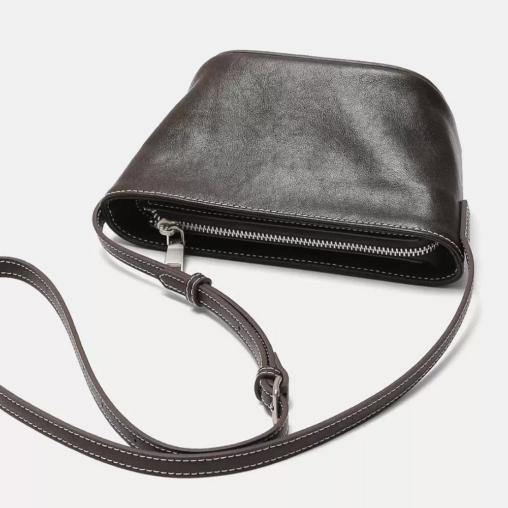 Mugrs™ Vintage Sail Crossbody Bag - Premium Vegetable-Tanned Leather, Spacious Retro Design