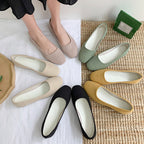 Mugrs™ Flats mit quadratischer Zehenpartie und V-Ausschnitt (Mugrs 2.0)