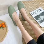 Mugrs™ Flats mit quadratischer Zehenpartie und V-Ausschnitt (Mugrs 2.0)