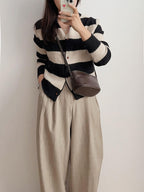 Mugrs™ Vintage Sail Crossbody Bag - Premium Vegetable-Tanned Leather, Spacious Retro Design