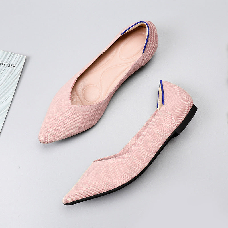 Mugrs™ Flats mit quadratischer Zehenpartie und V-Ausschnitt (Mugrs 2.0)