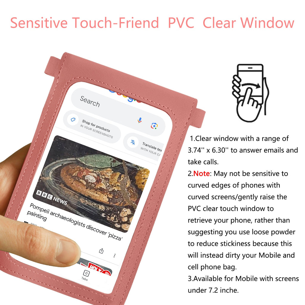 Mugrs™ PU Leather Mini Flap Crossbody Phone Bag, Desert Rose Color