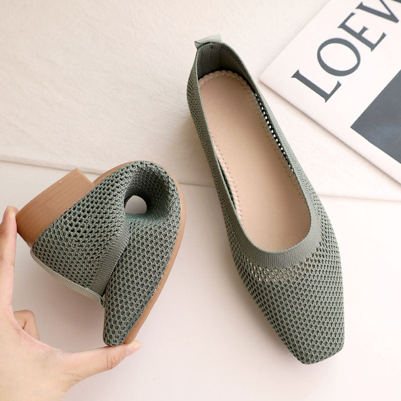 Chaussures plates à bout carré et découpe en V Mugrs™ (Mugrs 2.0)