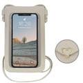 Mugrs™ PU Leather Mini Flap Crossbady Phone Bag, Grey Color