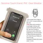 Sacoche à bandoulière en cuir PU Mugrs™ Mini pour téléphone portable, couleur grise