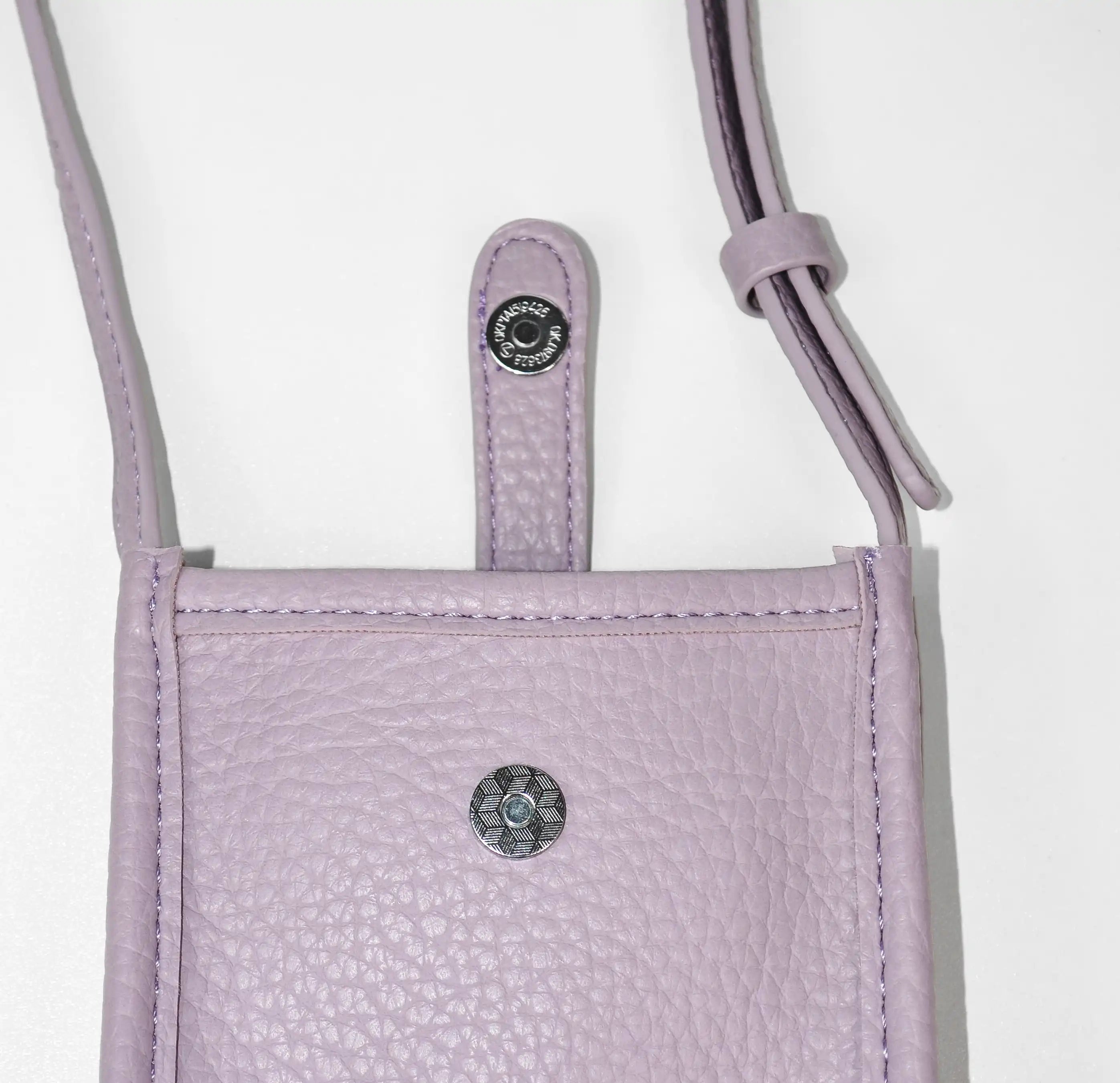 Mugrs™ Lilac Vegan Leather Crossbody Cell Phone Bag