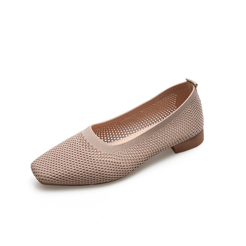 Mugrs™ Flats mit quadratischer Zehenpartie und V-Ausschnitt (Mugrs 2.0)