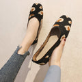 MUGRS women's flats in Black – front view, versatile