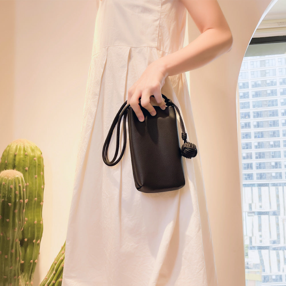 Mugrs™ Crossbody Bag, Cell Phone Crossbody Bag, Black Color