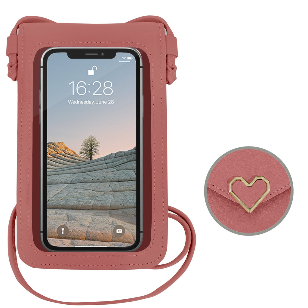 Mini-sacs à bandoulière en cuir PU Mugrs™ pour téléphone portable, 9 couleurs