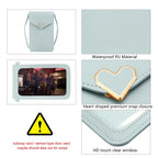Mini-sacs à bandoulière en cuir PU Mugrs™ pour téléphone portable, 9 couleurs