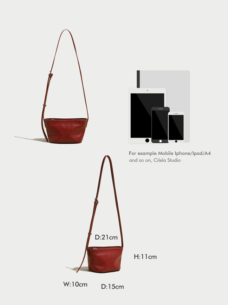 Mugrs™ Vintage Sail Crossbody Bag - Premium Vegetable-Tanned Leather, Spacious Retro Design