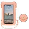 Mugrs™ PU Leather Mini Flap Crossbady Phone Bag, Pastel Pink Color