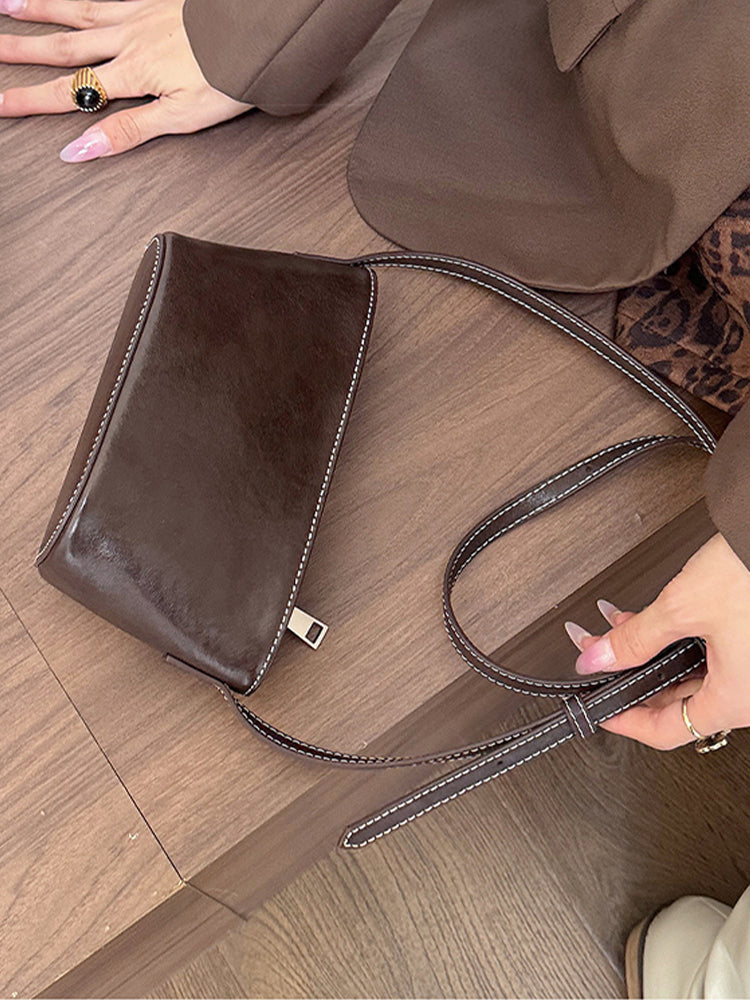Mugrs™ Vintage Sail Crossbody Bag - Premium Vegetable-Tanned Leather, Spacious Retro Design