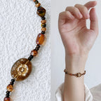 Autumn Espoo Vintage Handmade Czech Bead Bracelet