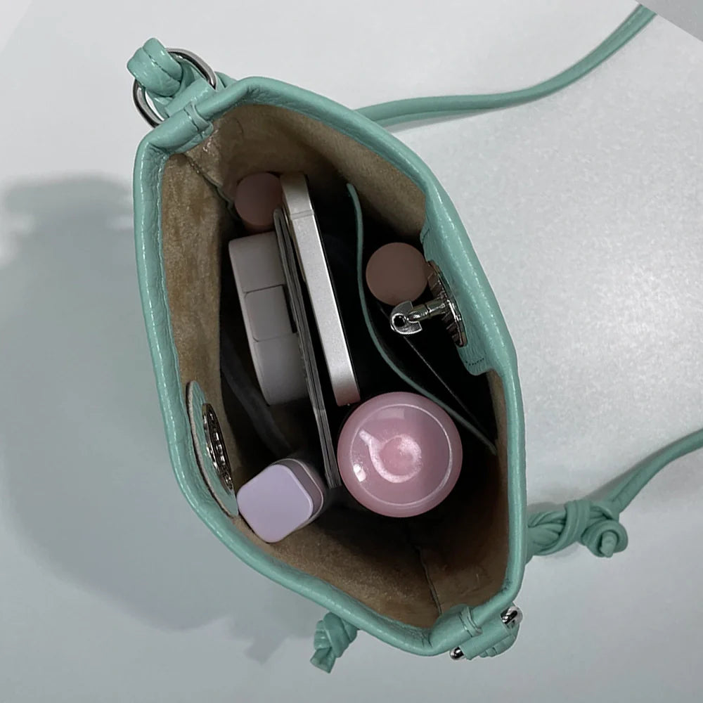 Sac à bandoulière pour téléphone portable Mugrs™ Casual Lock Mini Head Bucket, 5 couleurs