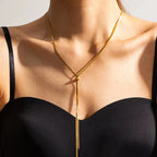 Mugrs™ Party-Halskette für Damen, 18 Karat Gold