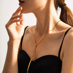 Mugrs™ Party-Halskette für Damen, 18 Karat Gold