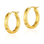 Mugrs™ 18K Gold Dainty Huggie Hoop Earrings