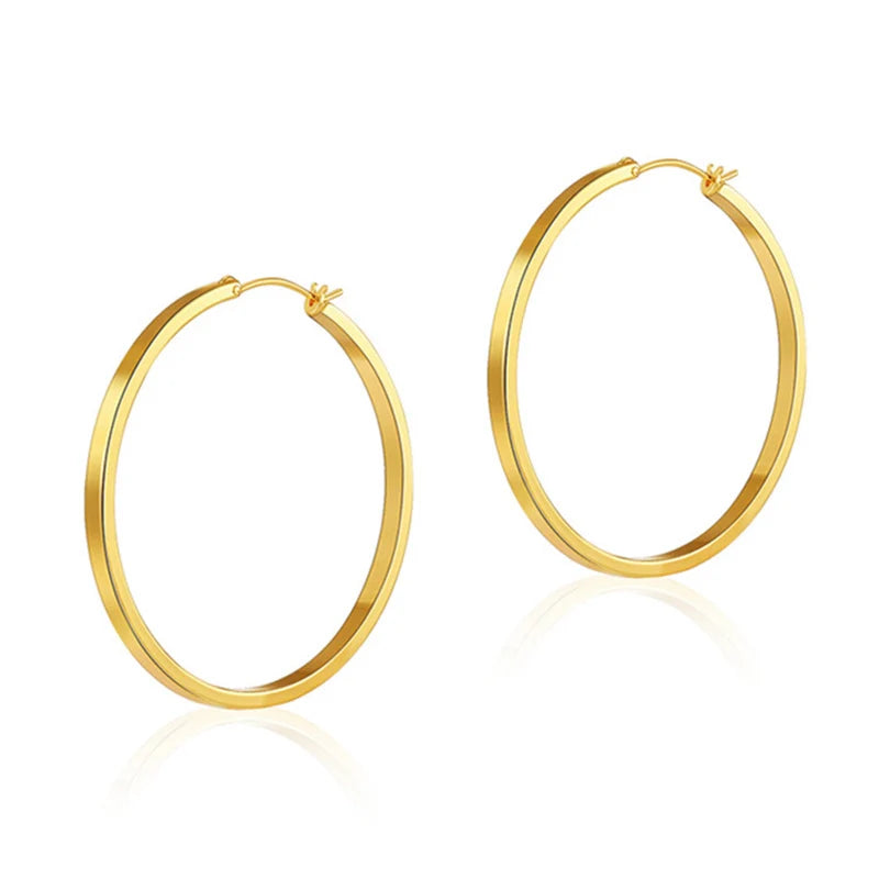 Mugrs™ 18 Karat Gold Zierliche Huggie Creolen