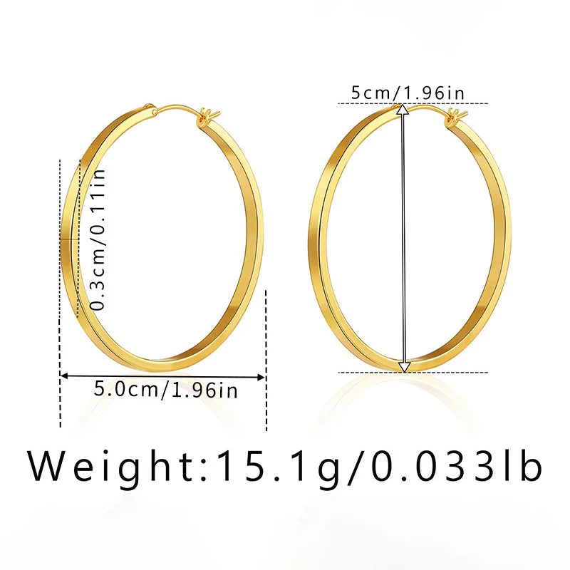 Mugrs™ 18 Karat Gold Zierliche Huggie Creolen