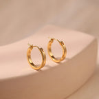 Mugrs™ 18K Gold Dainty Huggie Hoop Earrings
