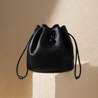 Mugrs™ Simple Leather Bucket Bag Crossbody Bag