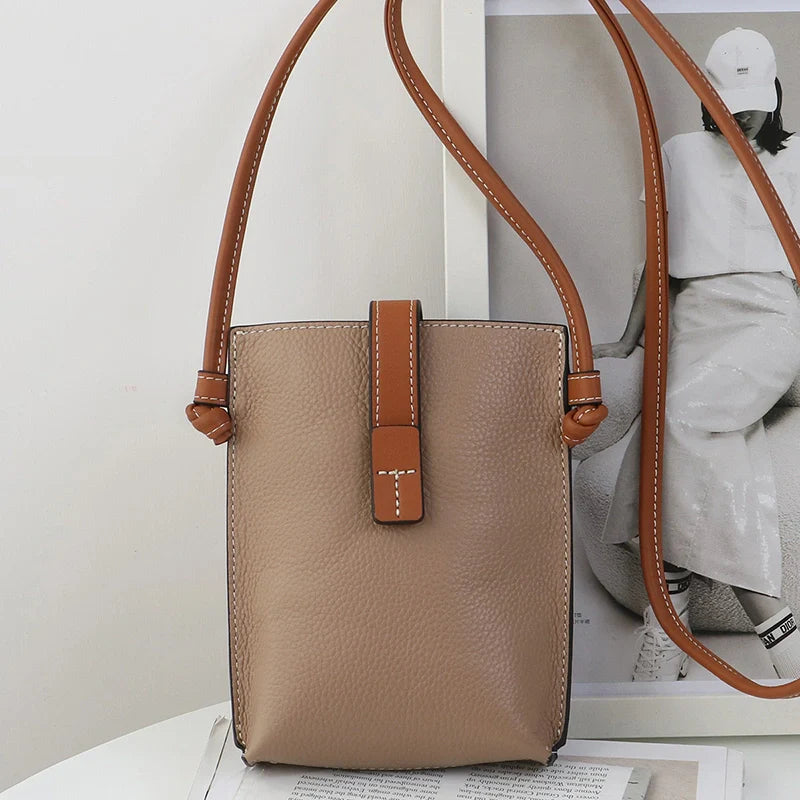 Sac bandoulière en cuir Mugrs™ pour femme