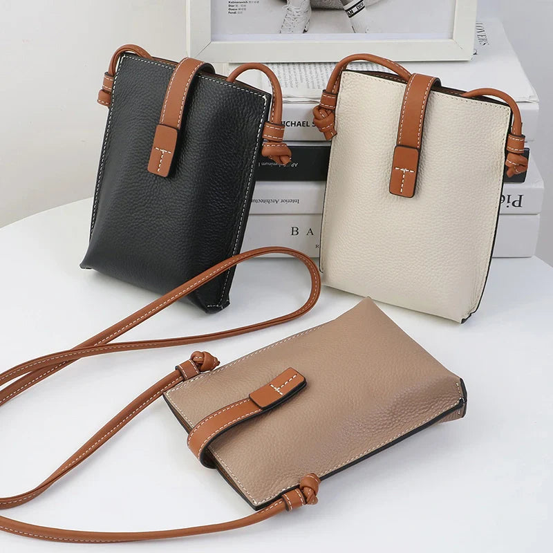 Sac bandoulière en cuir Mugrs™ pour femme