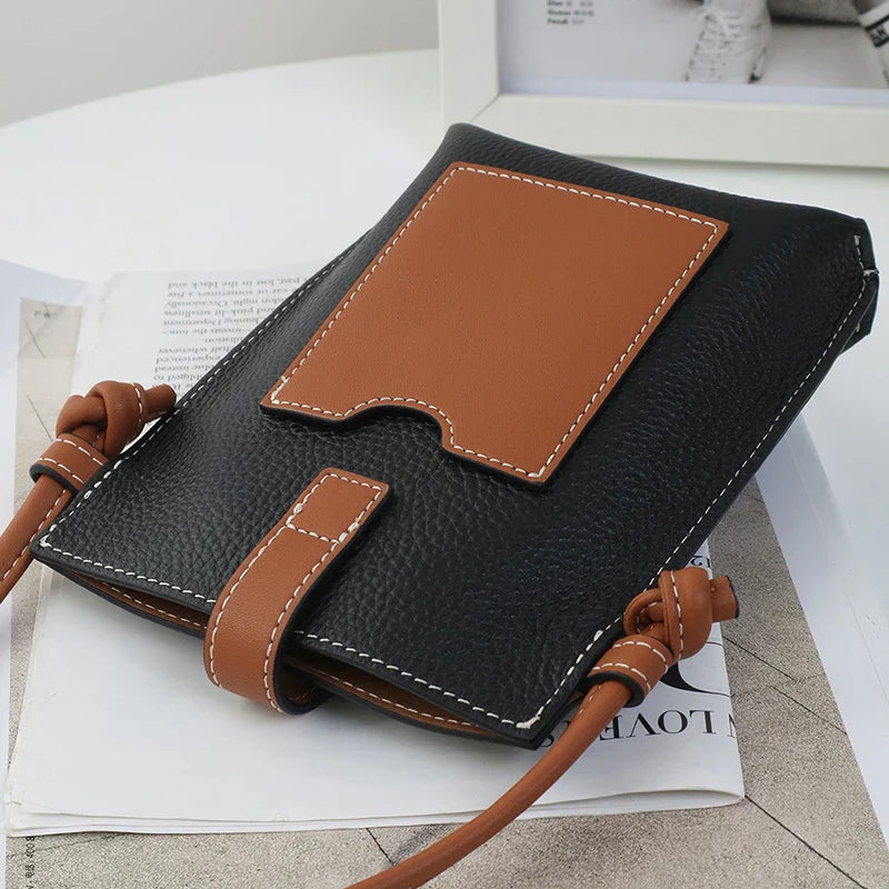 Sac bandoulière en cuir Mugrs™ pour femme