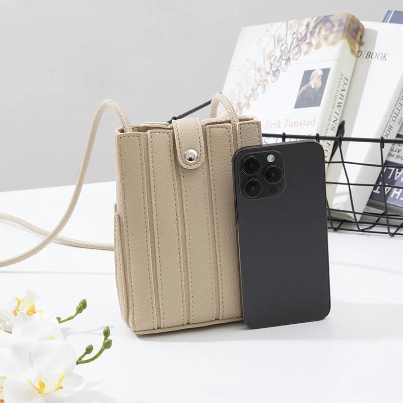 Mugrs™ Modische Mini-Handytasche, Umhängetasche für Mobiltelefone, 5 Farben