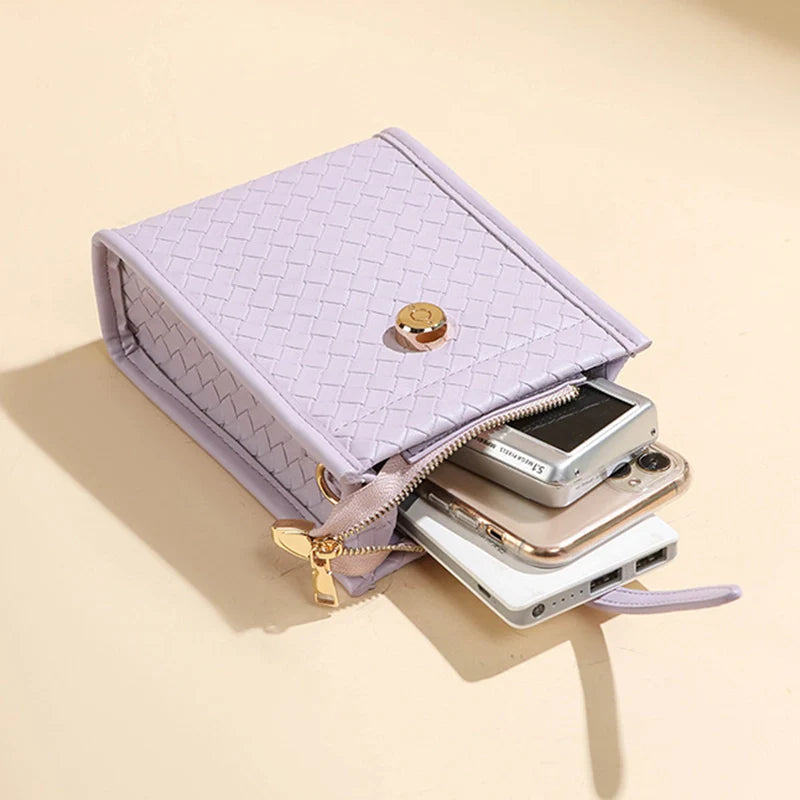 Mugrs™ Simple Woven Crossbody Bucket Bag
