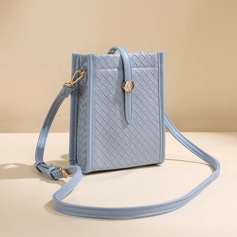 Mugrs™ Simple Woven Crossbody Bucket Bag