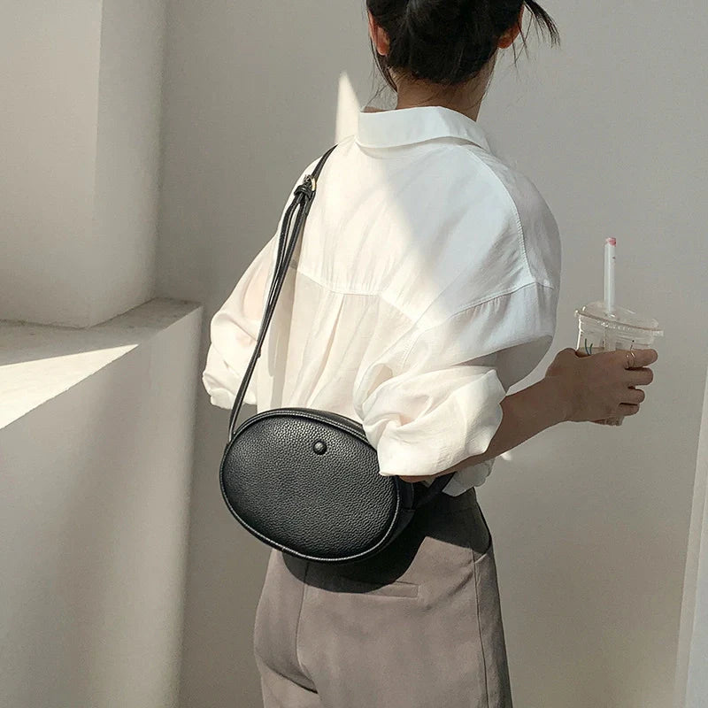Sac à bandoulière en cuir solide Mugrs™