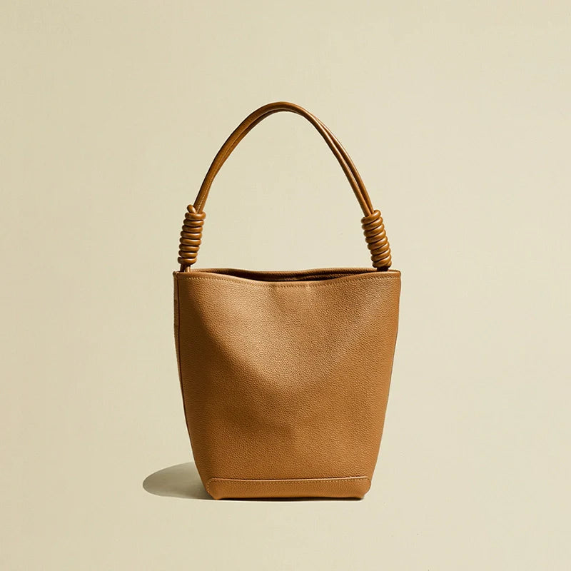 Mugrs™ Solid Leatehr Bucket Bag