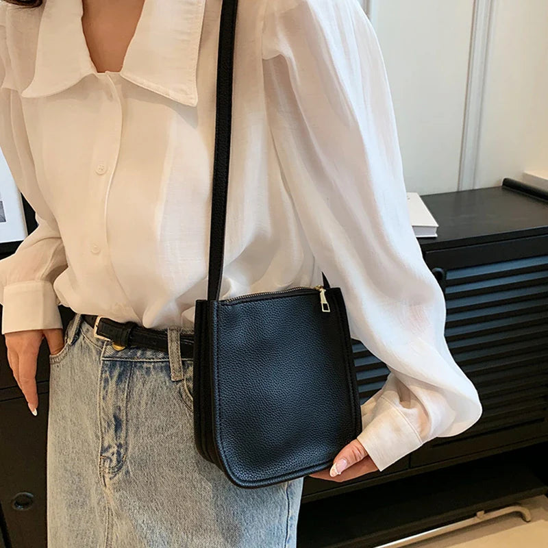 Mugrs™ Modische Mini-Handytasche, Umhängetasche mit Reißverschluss, 4 Farben