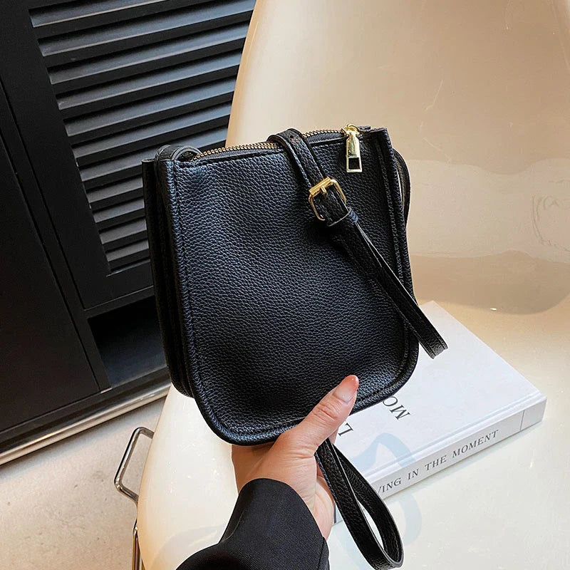 Mugrs™ Modische Mini-Handytasche, Umhängetasche mit Reißverschluss, 4 Farben