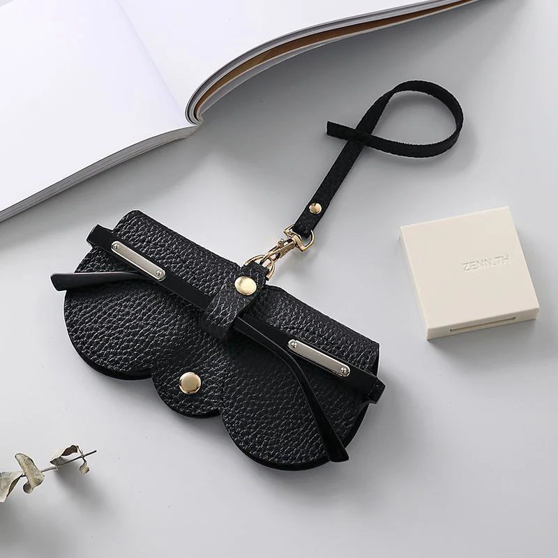 Étui à lunettes de soleil portable en cuir Mugrs™