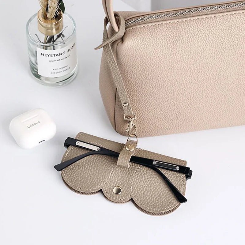 Étui à lunettes de soleil portable en cuir Mugrs™