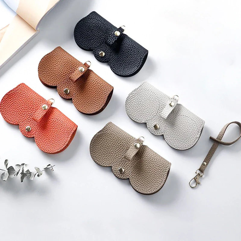 Étui à lunettes de soleil portable en cuir Mugrs™