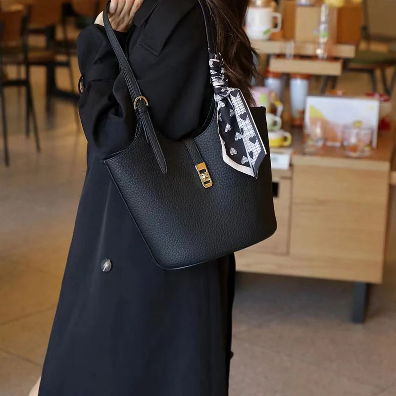 Mugrs™ Zweiteilige Beuteltasche aus weichem Leder