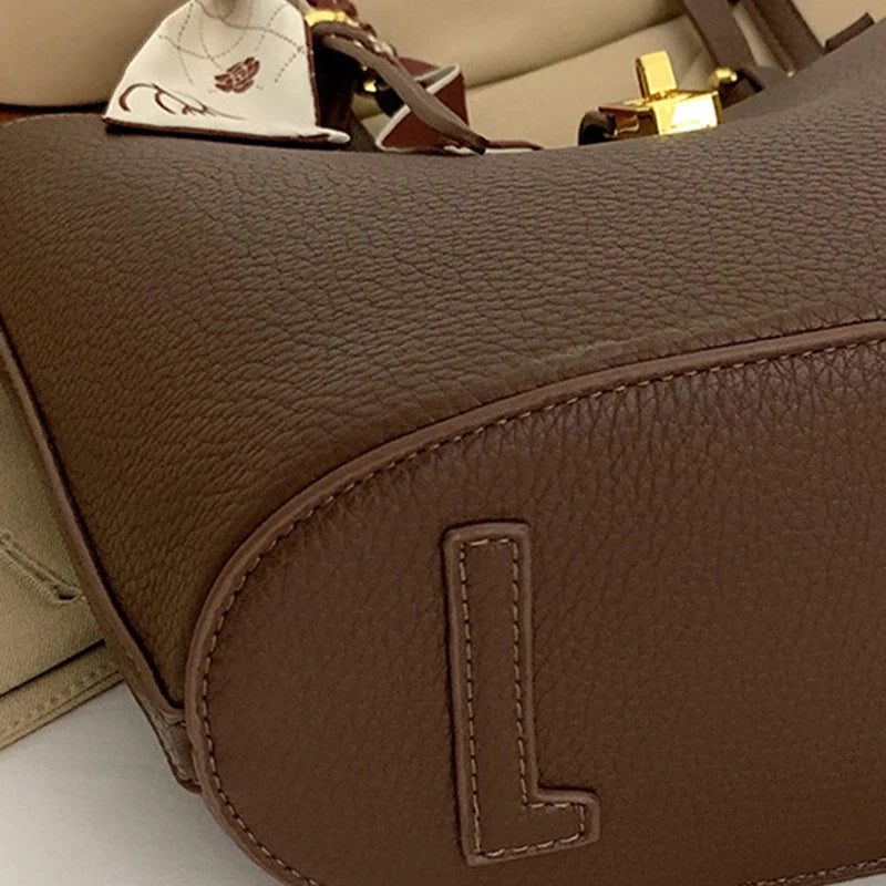 Mugrs™ Zweiteilige Beuteltasche aus weichem Leder
