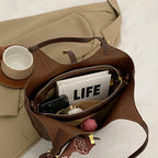 Mugrs™ Two Pieces Soft Leather Bucket Bag