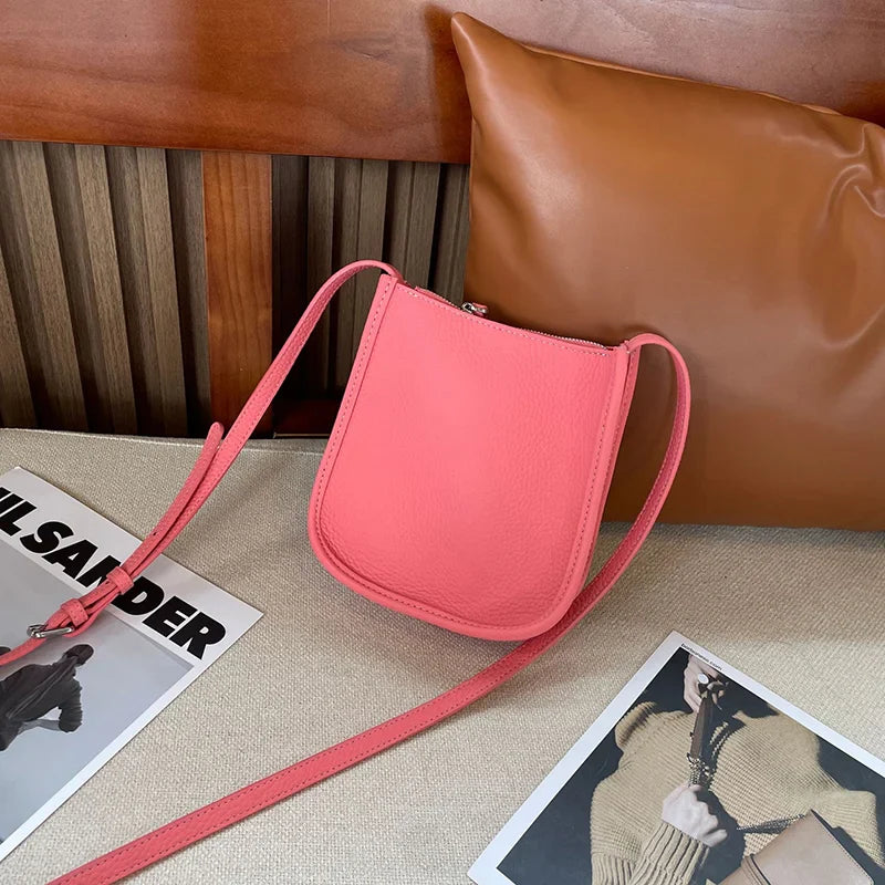 Mugrs™ Simple Soft Leather Mini Phone Bag