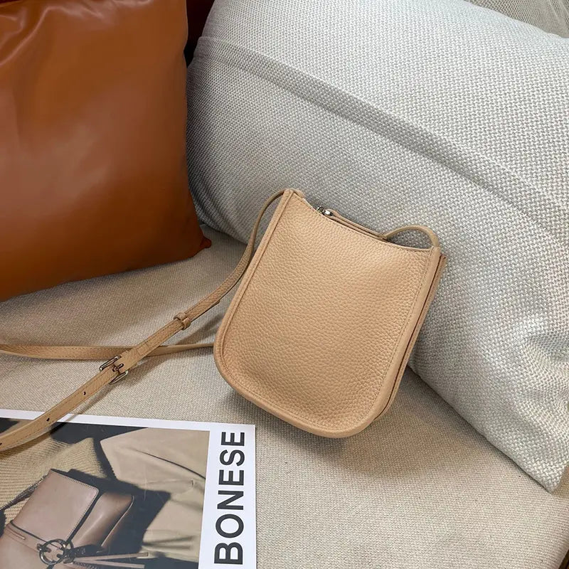 Mugrs™ Simple Soft Leather Mini Phone Bag