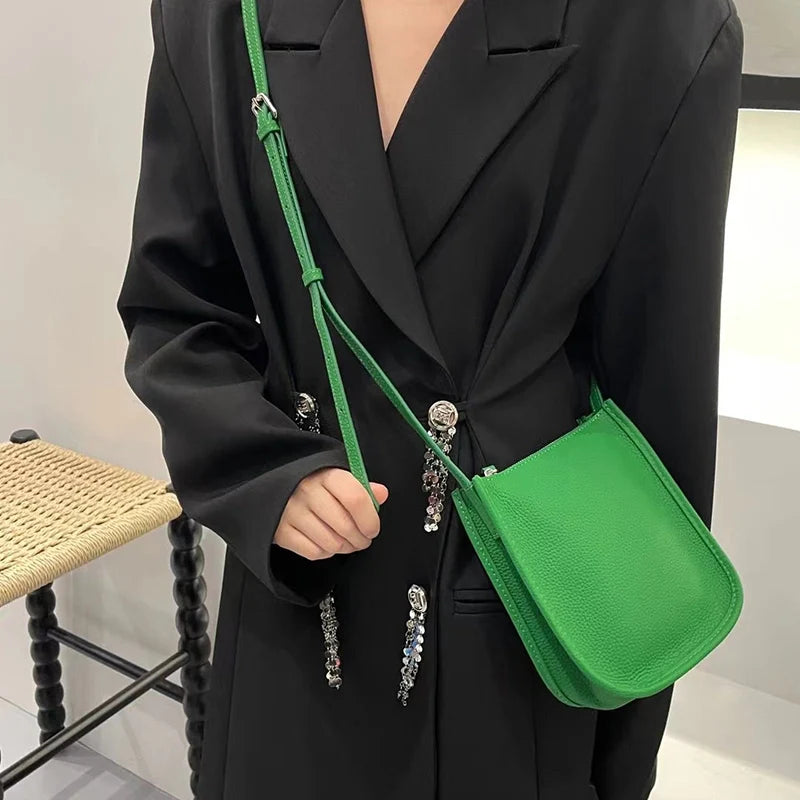 Mugrs™ Simple Soft Leather Mini Phone Bag