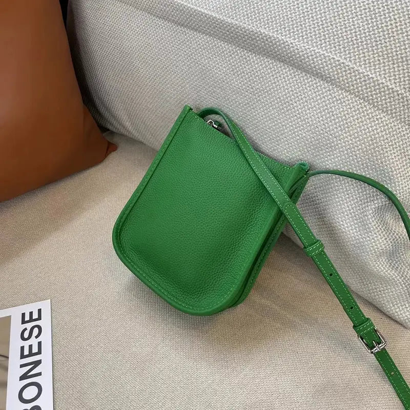Mugrs™ Simple Soft Leather Mini Phone Bag